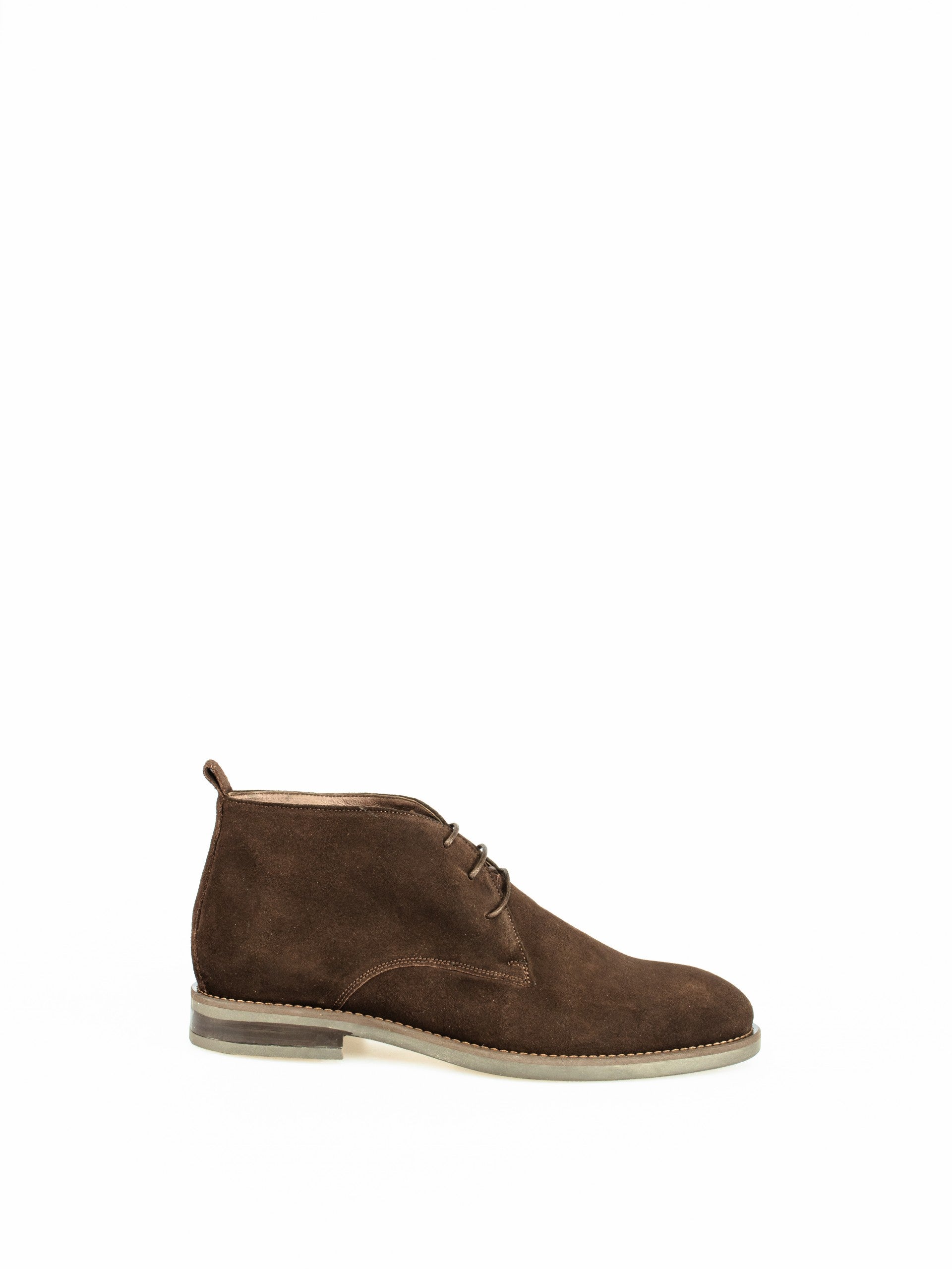 Botin cordones marron