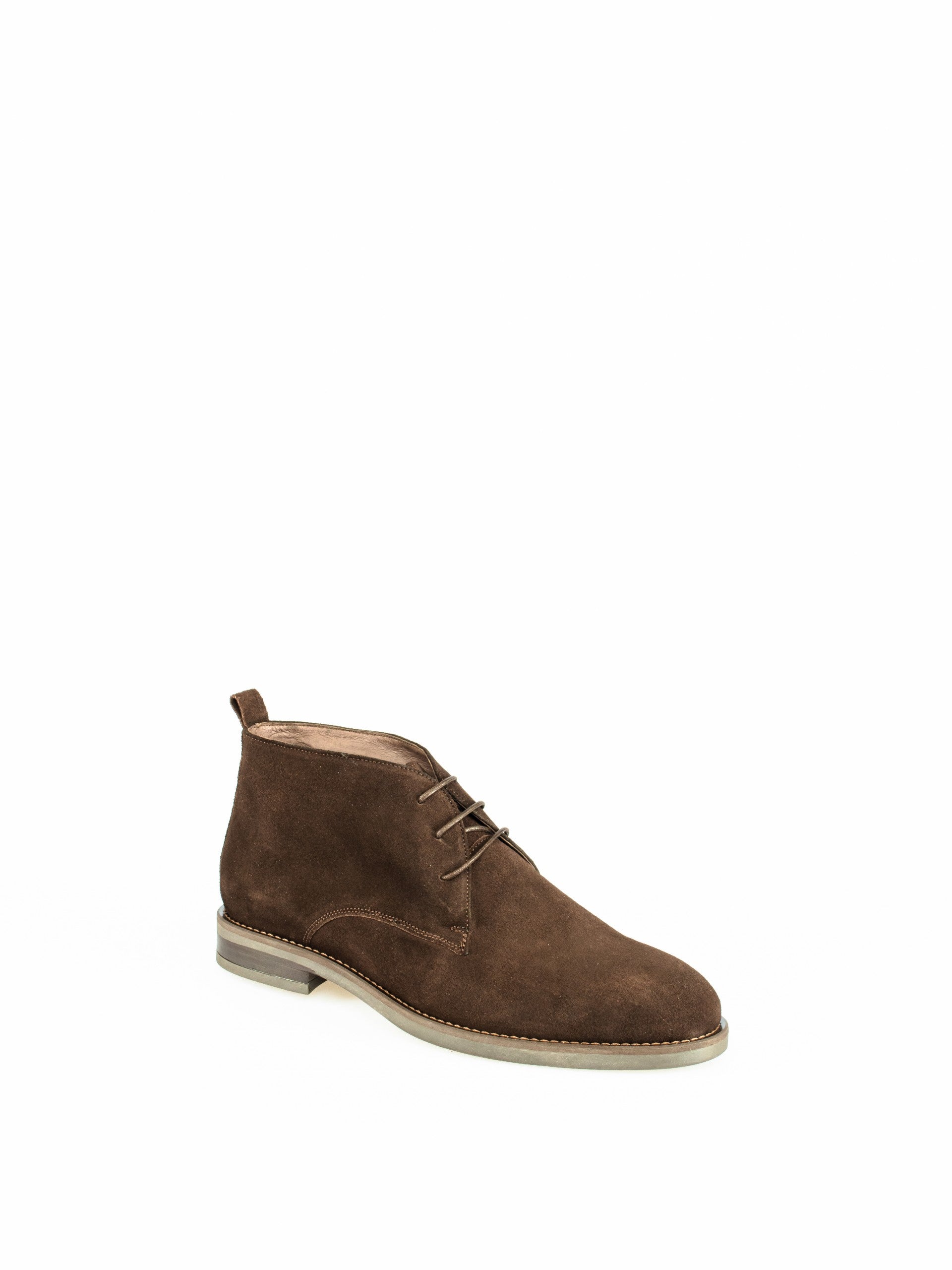 Botin cordones marron