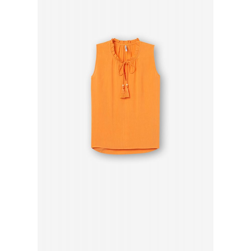 Blusa naranja Indie