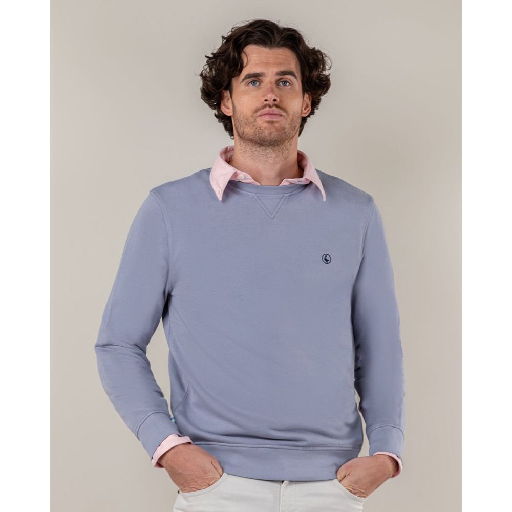 Sudadera Cuello Caja Azul Petroleo