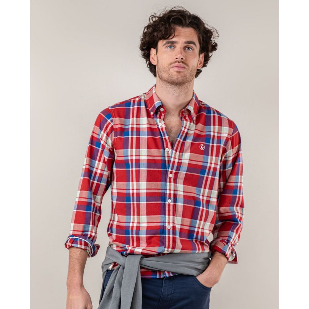 Camisa Cuadro Rojo/Azul
