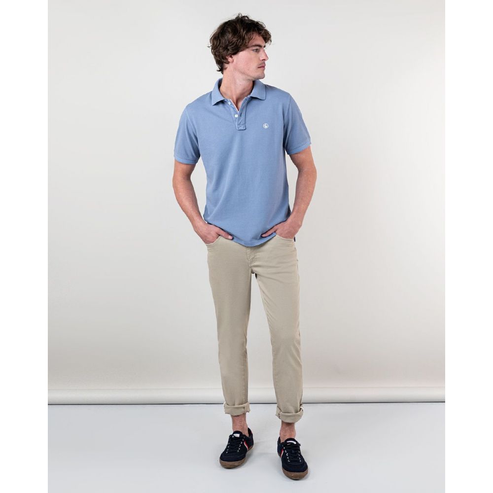Polo Pique Azul