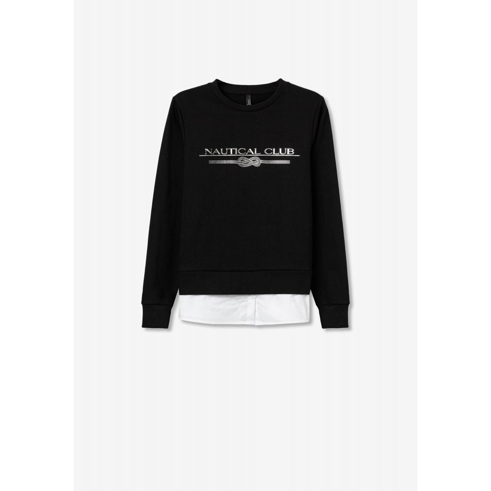 Camiseta Negra Prata