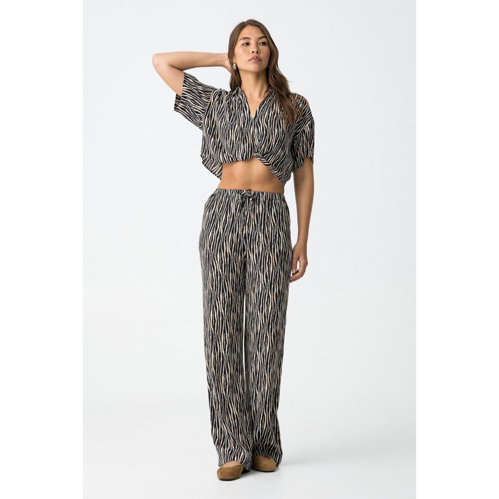 Pantalon Negro Zebra