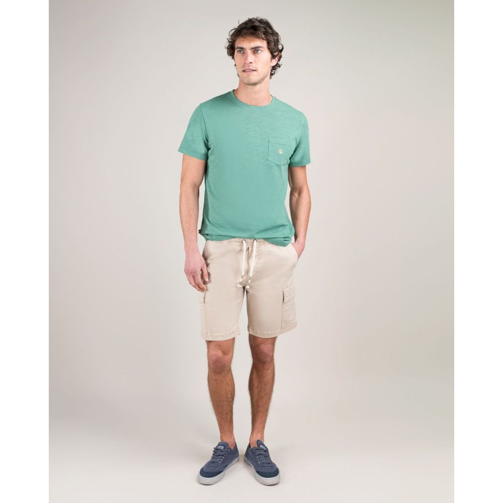 Bermuda Garment Dyed Beige