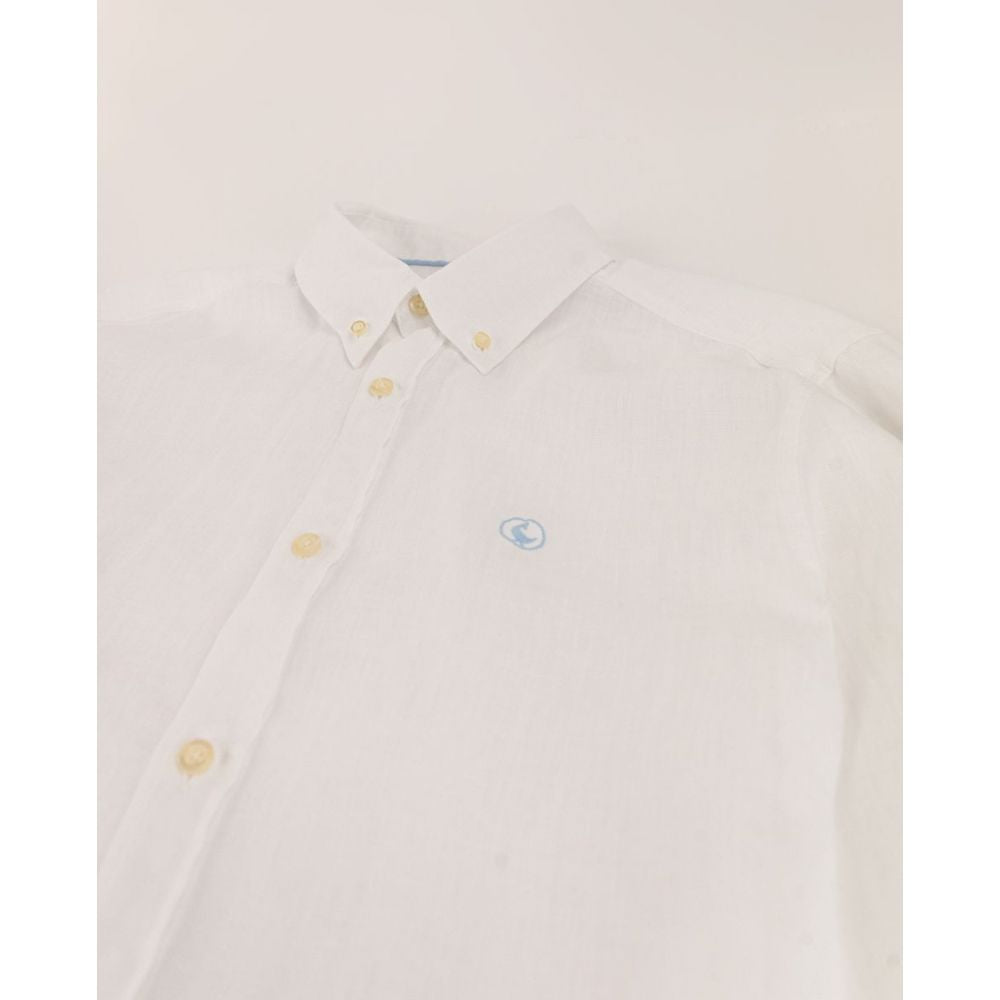Camisa Lino Dyed Blanco