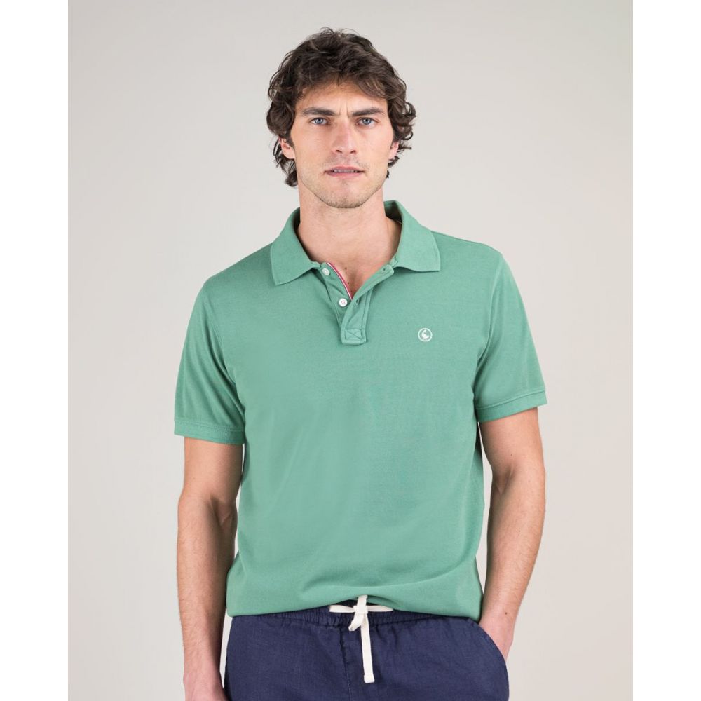 Polo Garment Dyed Verde