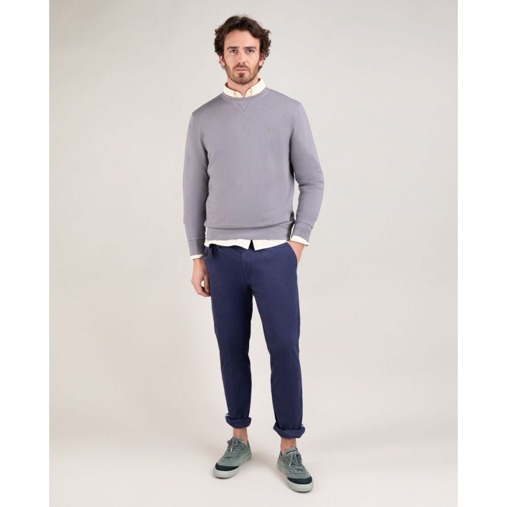 Sudadera Garment Dyed Gris