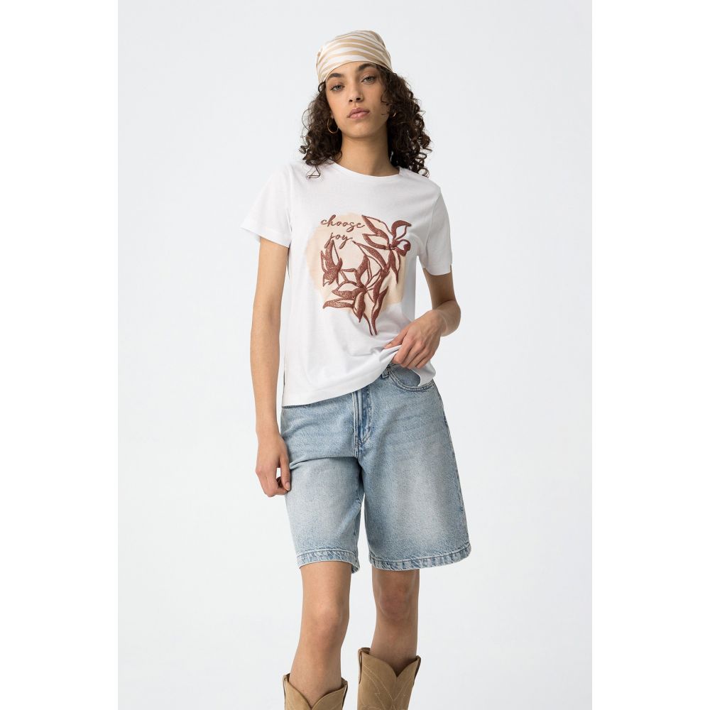 Camiseta Beis Brandy