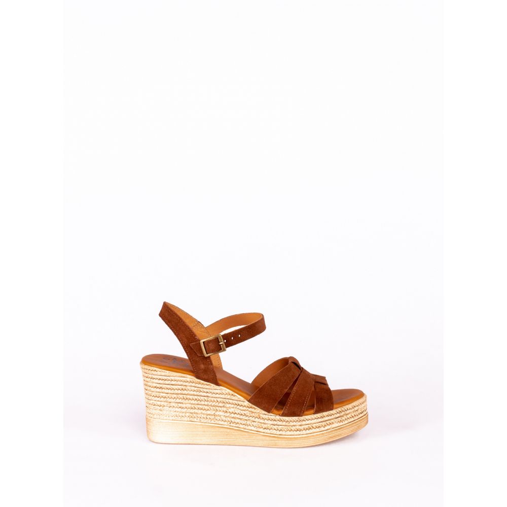Sandalia High Camel