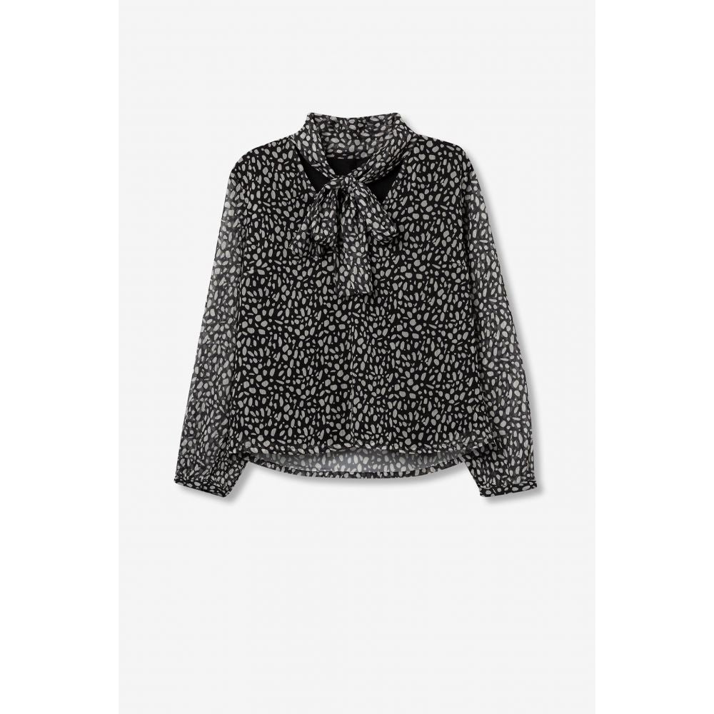 Blusa Negra Dalmata