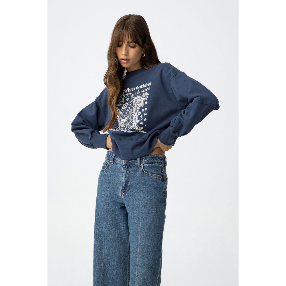 Sudadera Azul Indiana