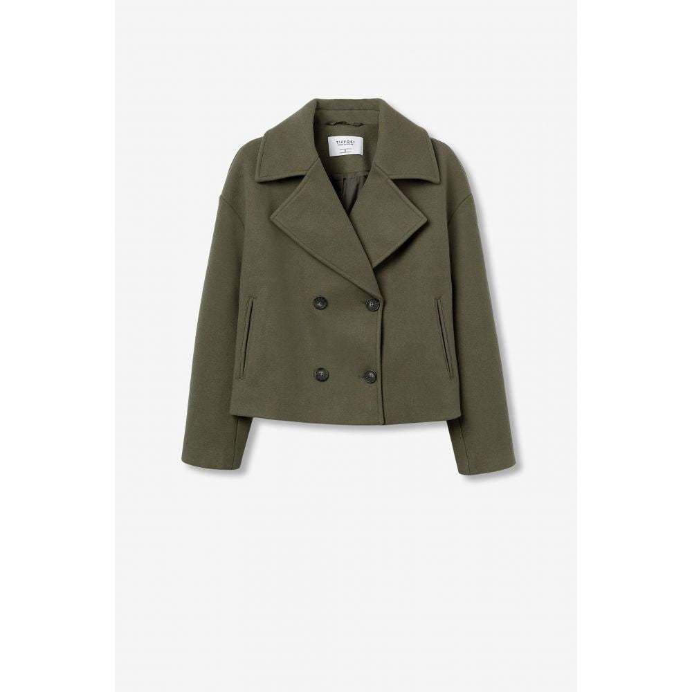 Abrigo corto Verde Navy