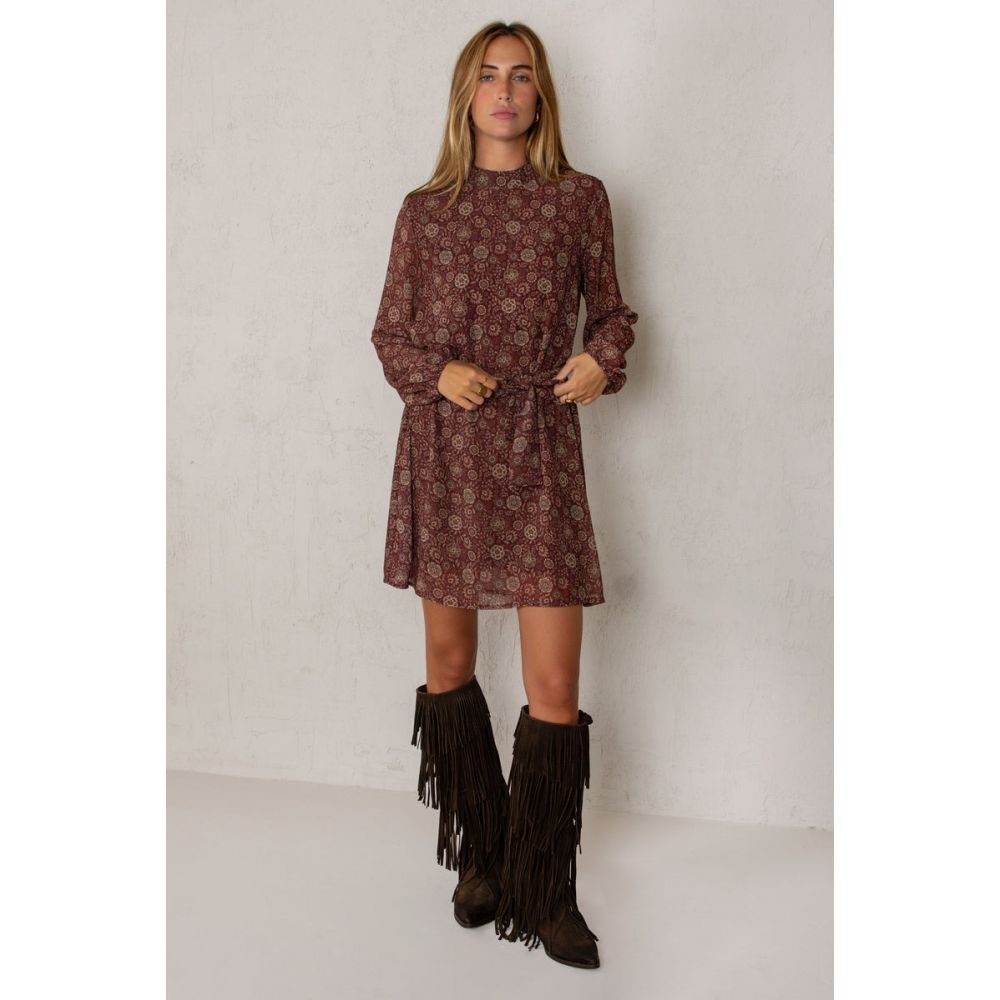 Vestido Bettina Granate