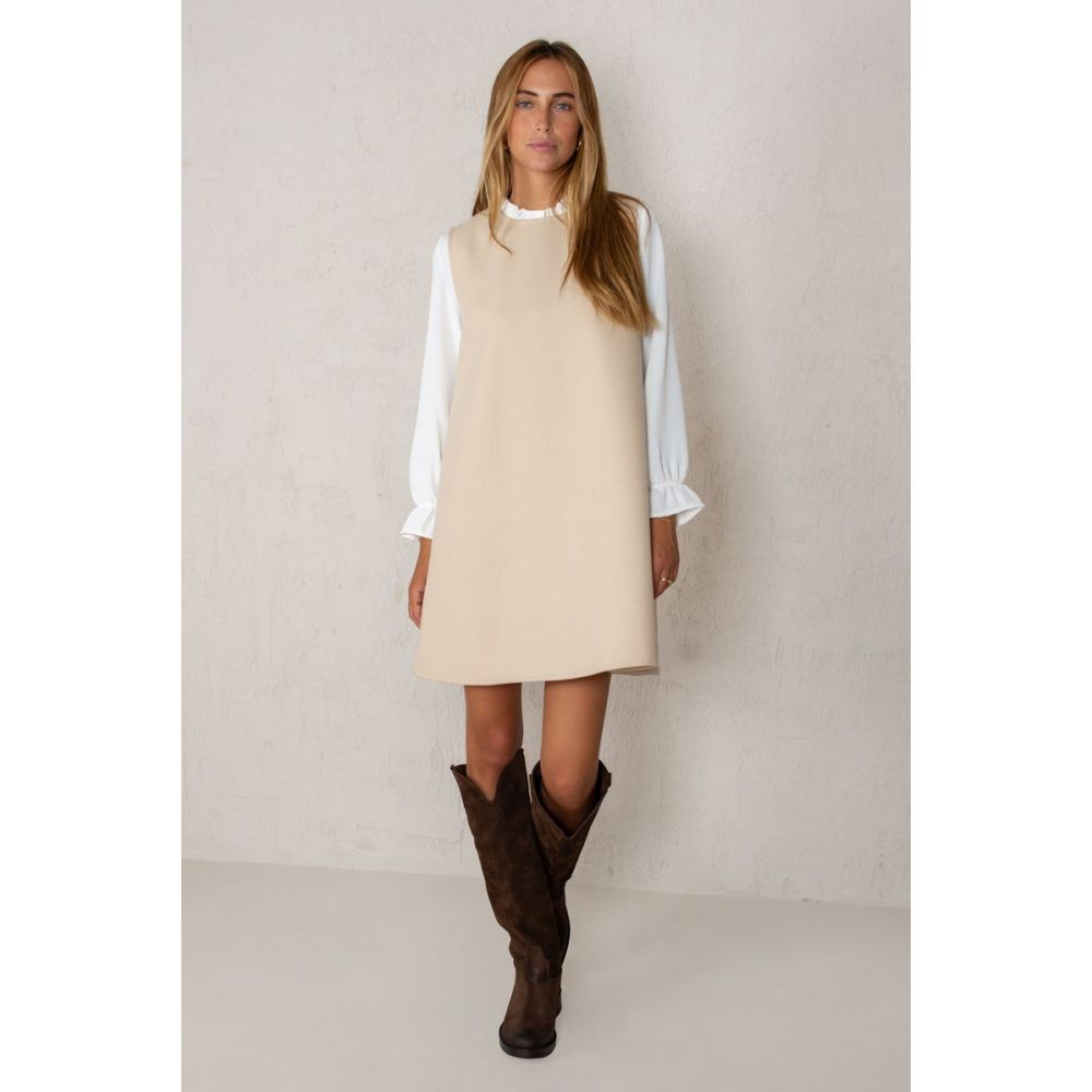 Vestido Gala Beige