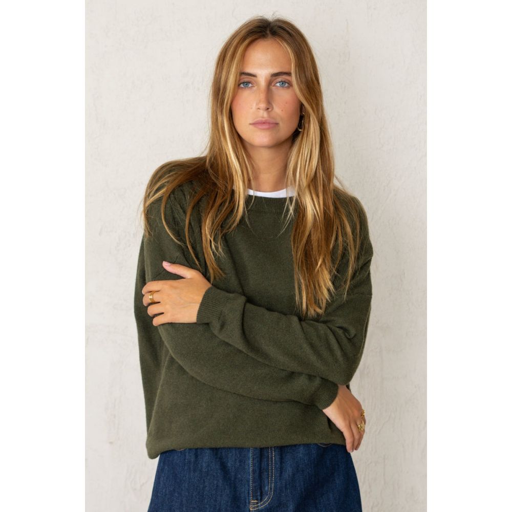 Jersey Pia Verde Oscuro