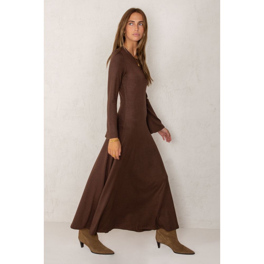 Vestido Isabella Marron