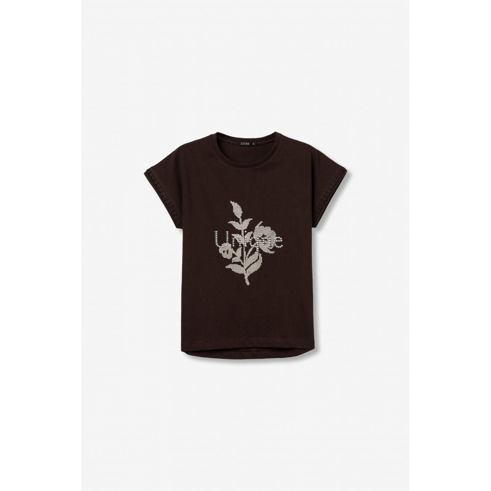 Camiseta Marron Natalie