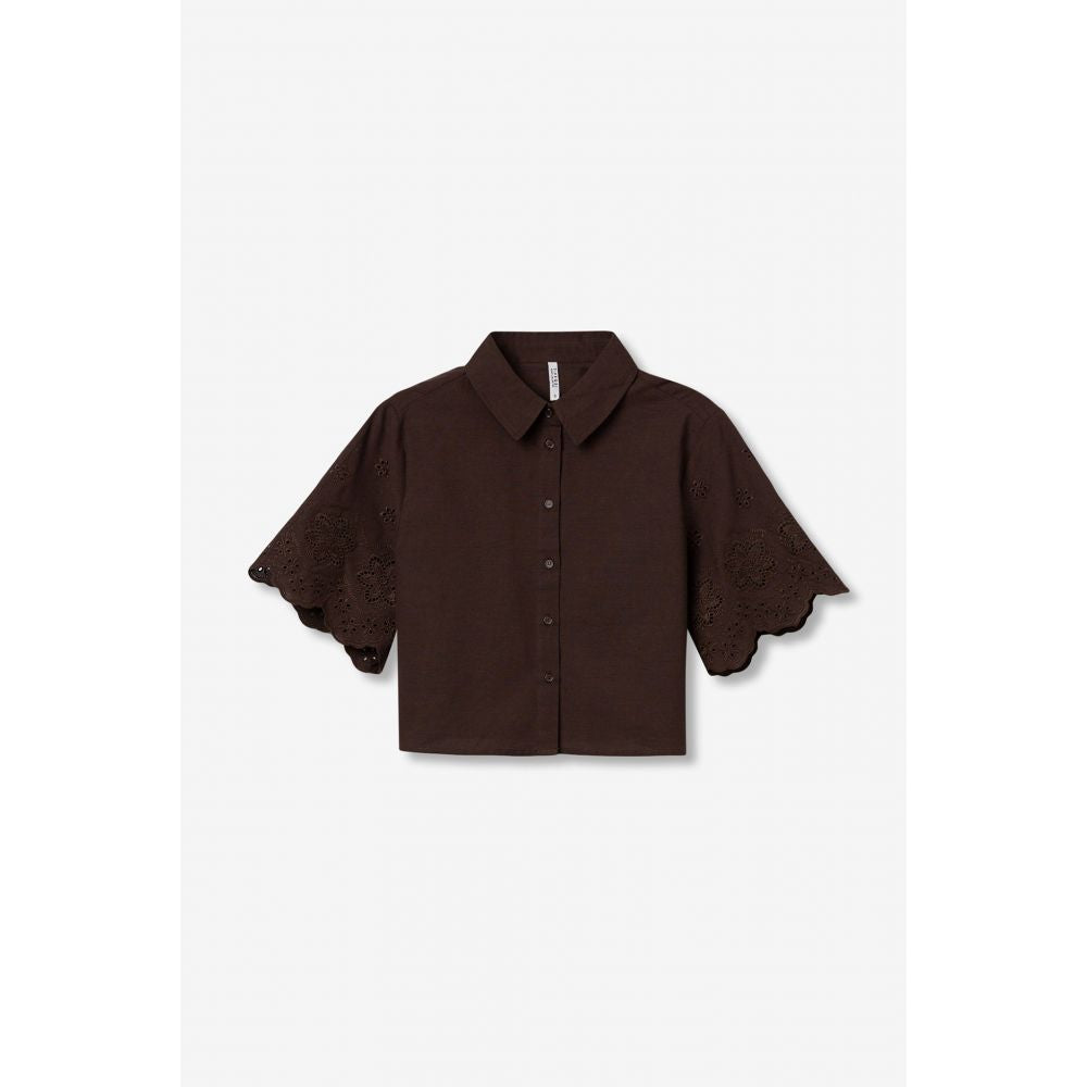 Camisa Marron Lencastre