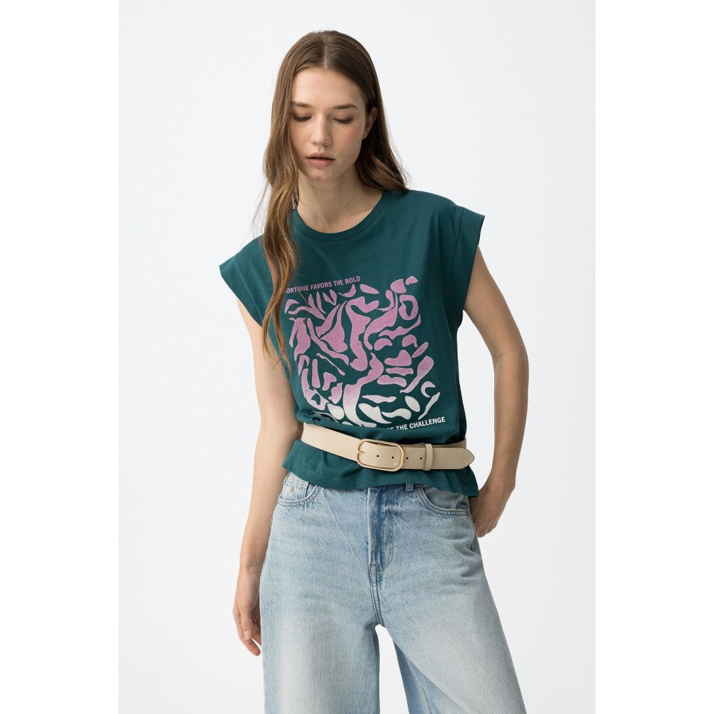 Camiseta Verde Numel