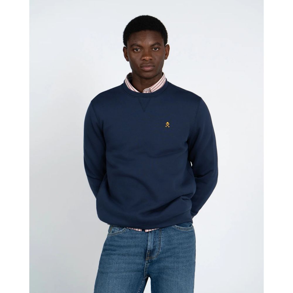 Sudadera Crew-Neck Azul