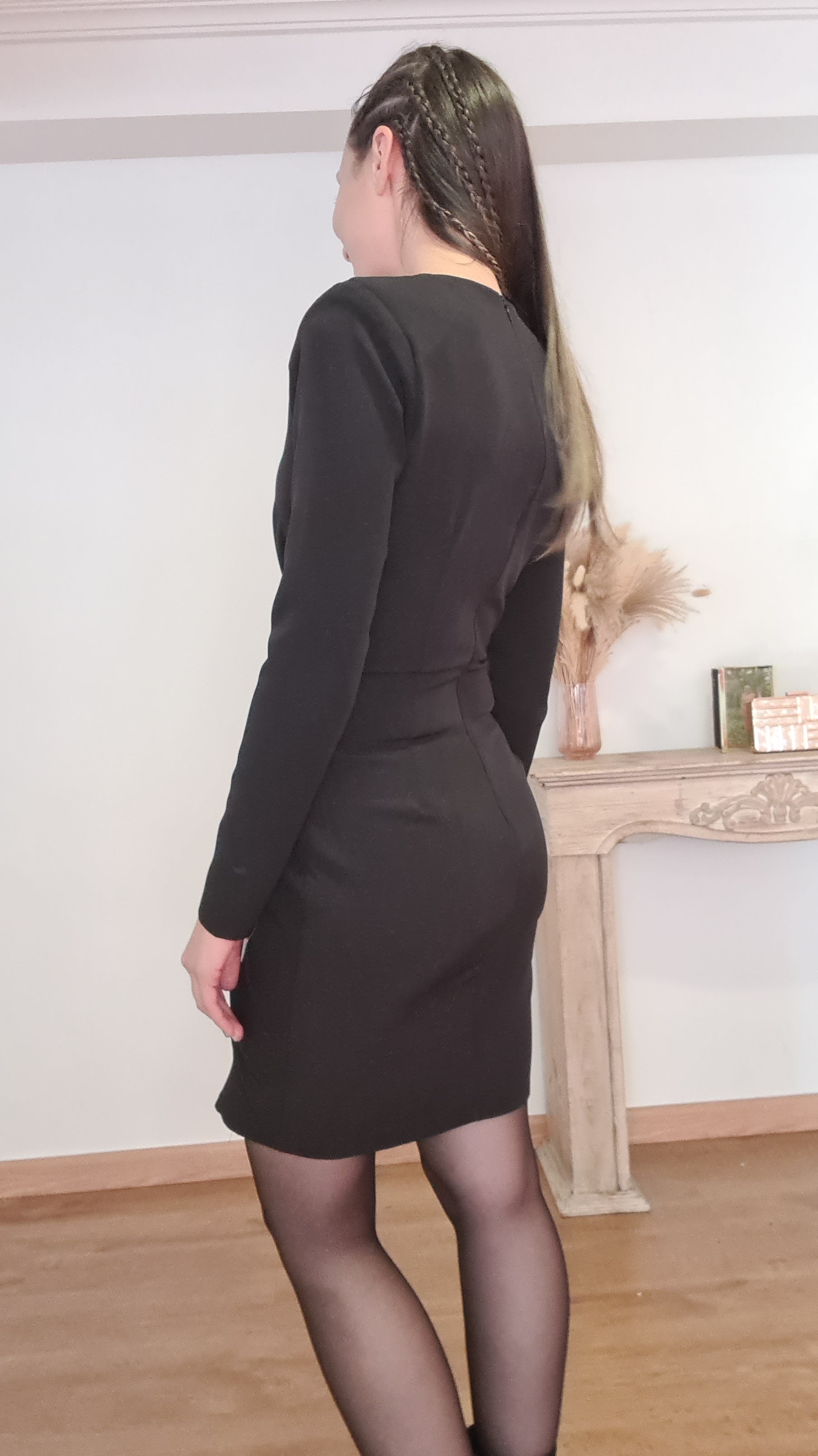 Vestido Nudo Negro