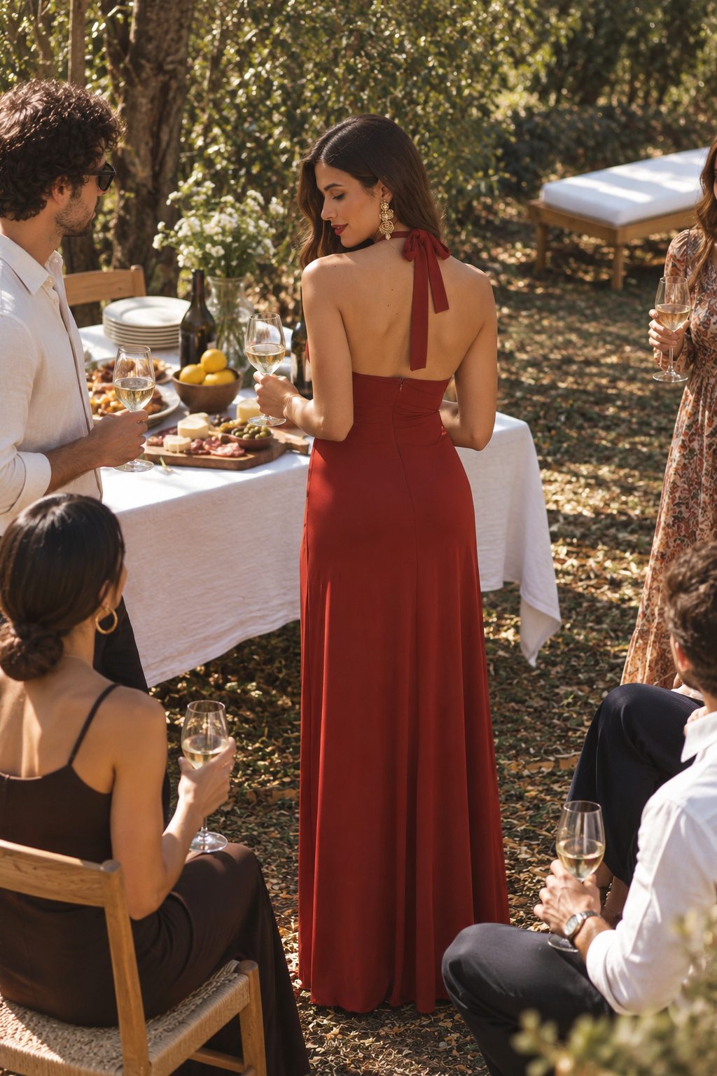 Vestido Teja Largo
