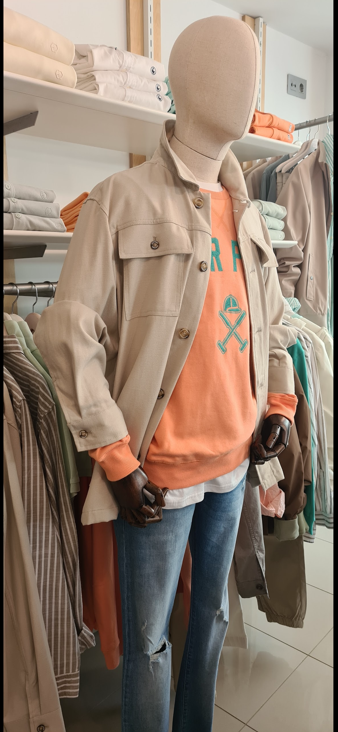 Sobrecamisa Lino Crudo