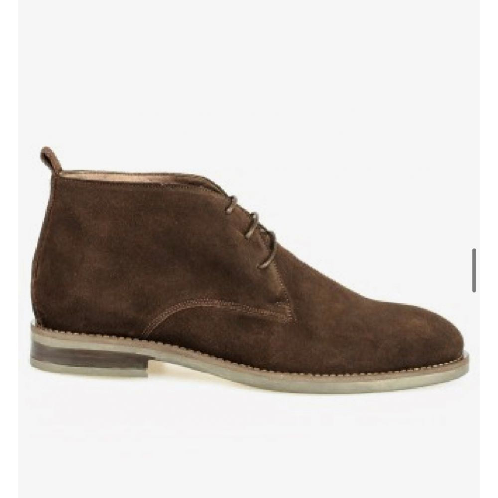 Botin cordones marron