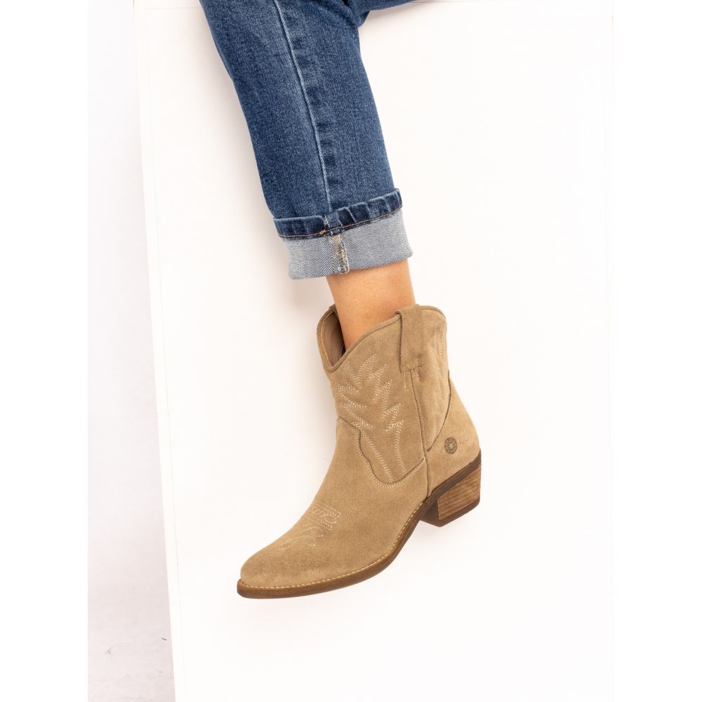 Botin Suede Texan