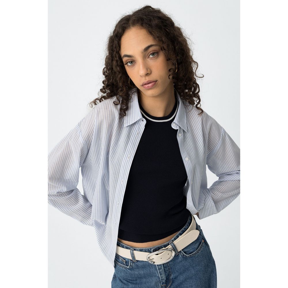 Blusa Azul Cleome