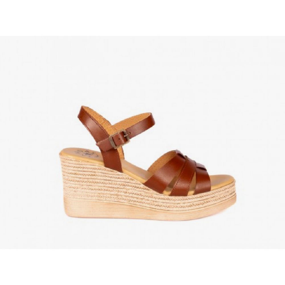 Sandalia high leather