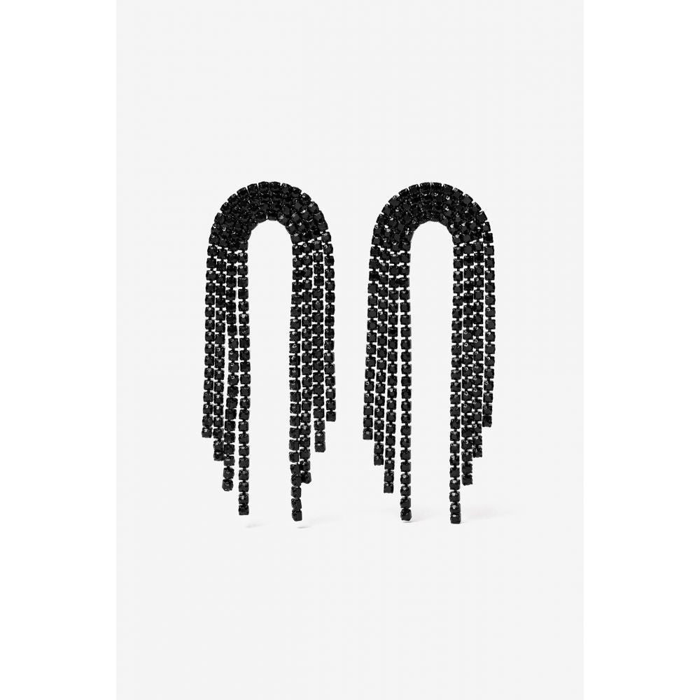 Pendientes Negros 7222