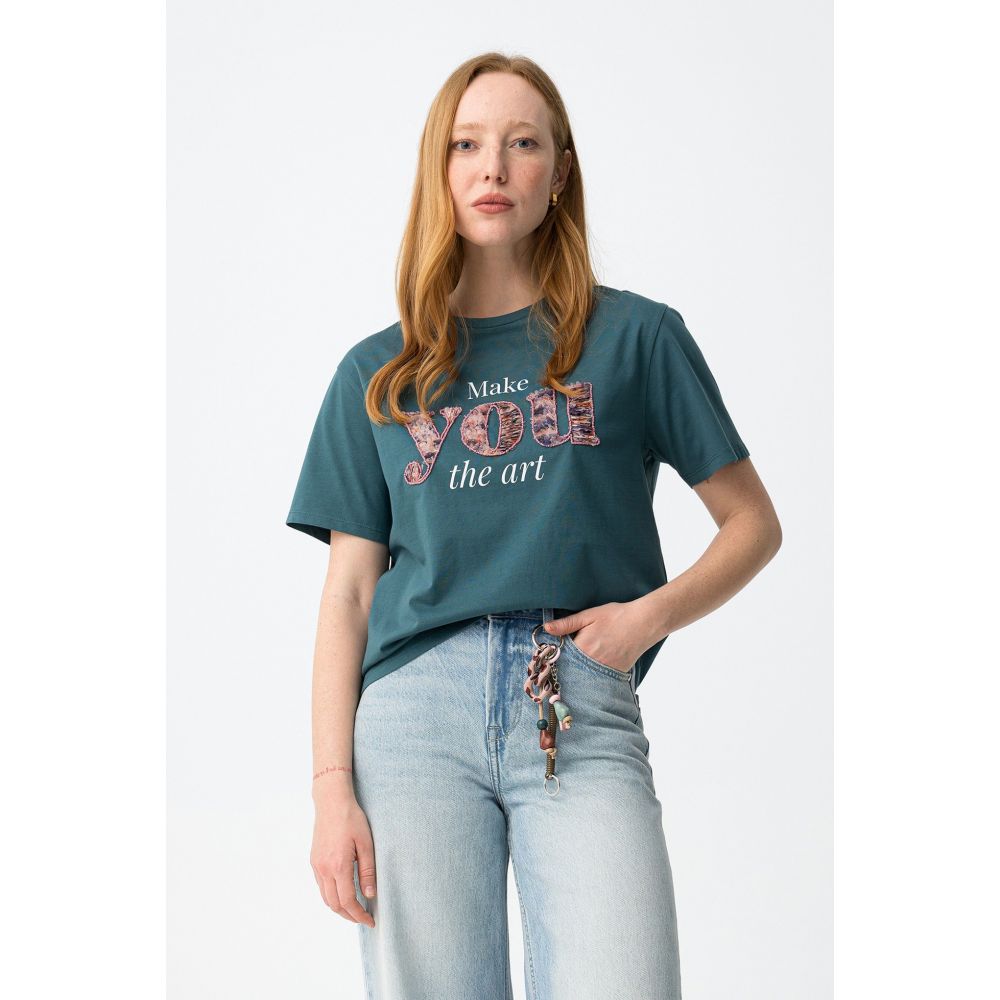 Camiseta Verde Skitty