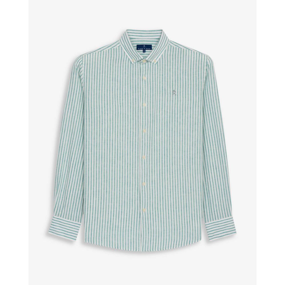 Camisa Verde Striped