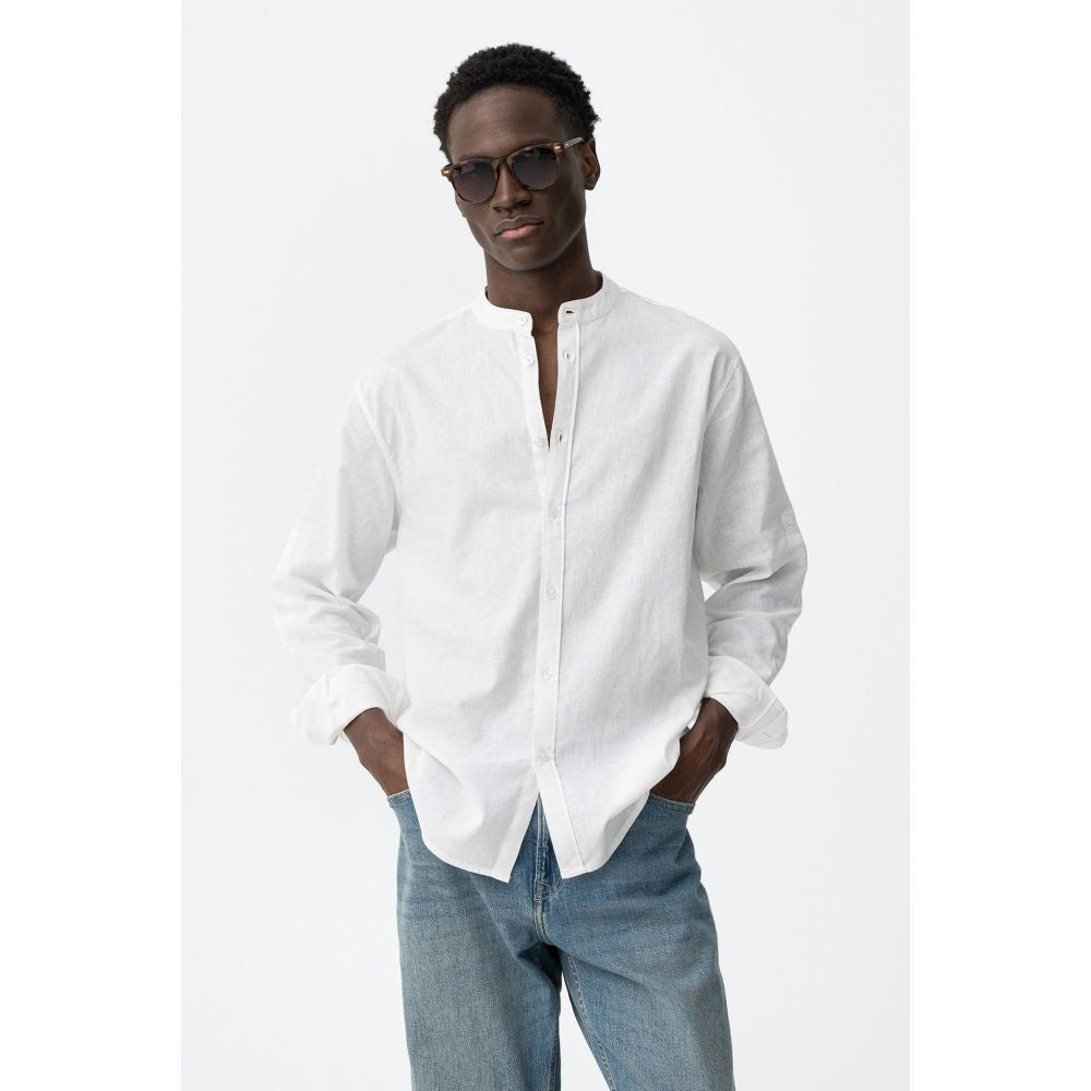 Camisa Blanca Bishop