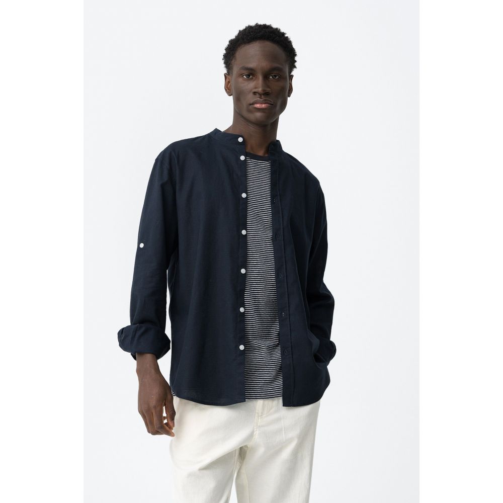 Camisa Azul Bishop