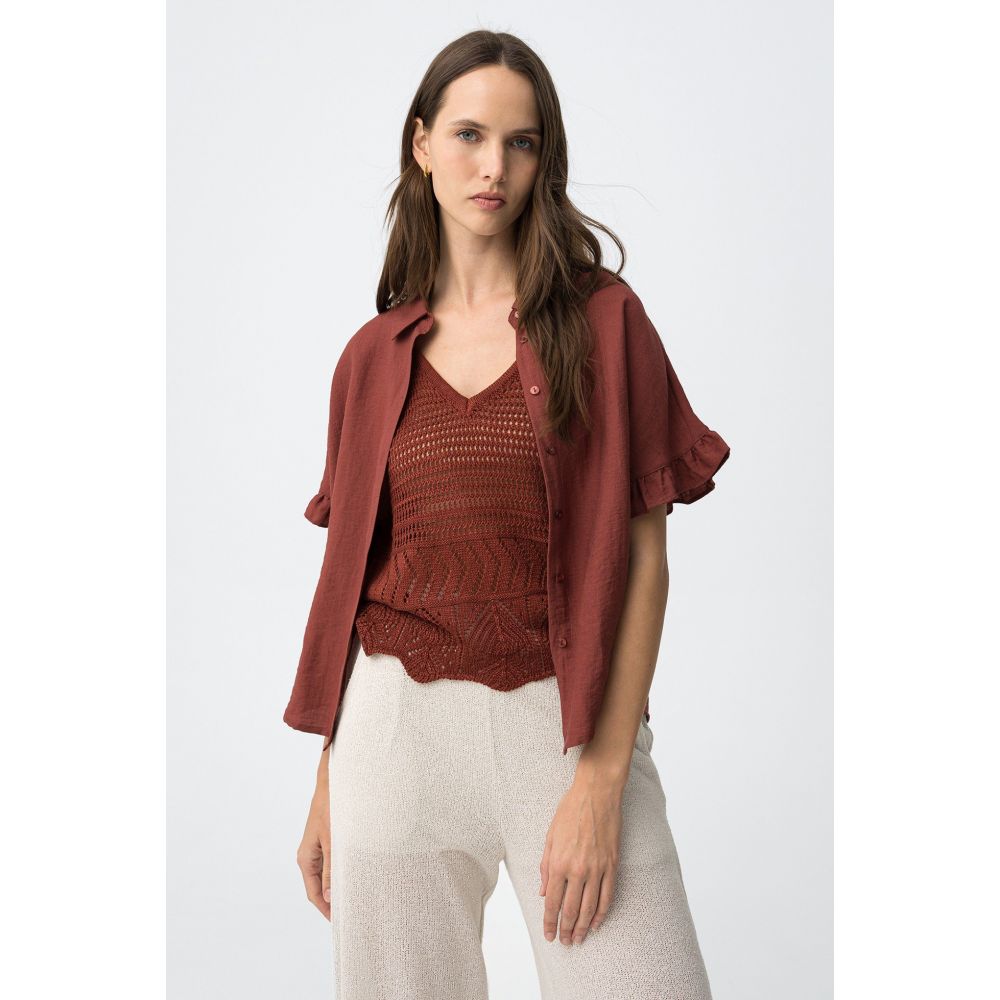 Camisa Roja Lima