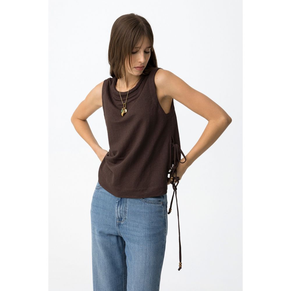 Top Marron Bresha