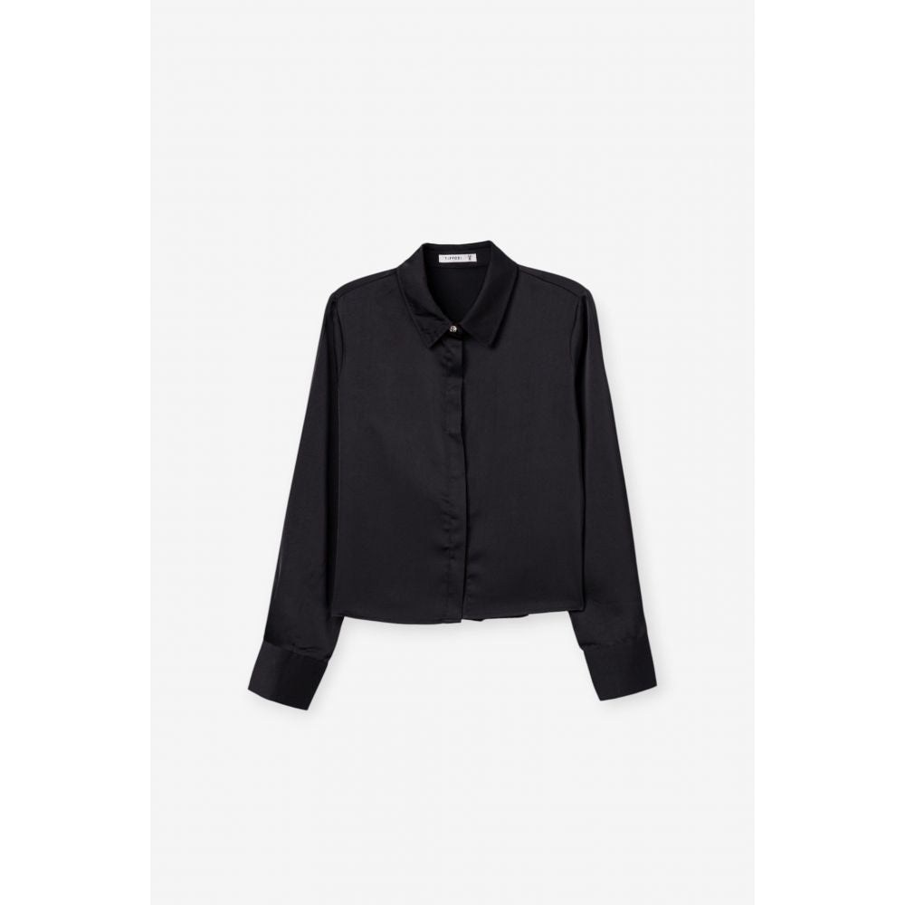 Camisa Azul Borda