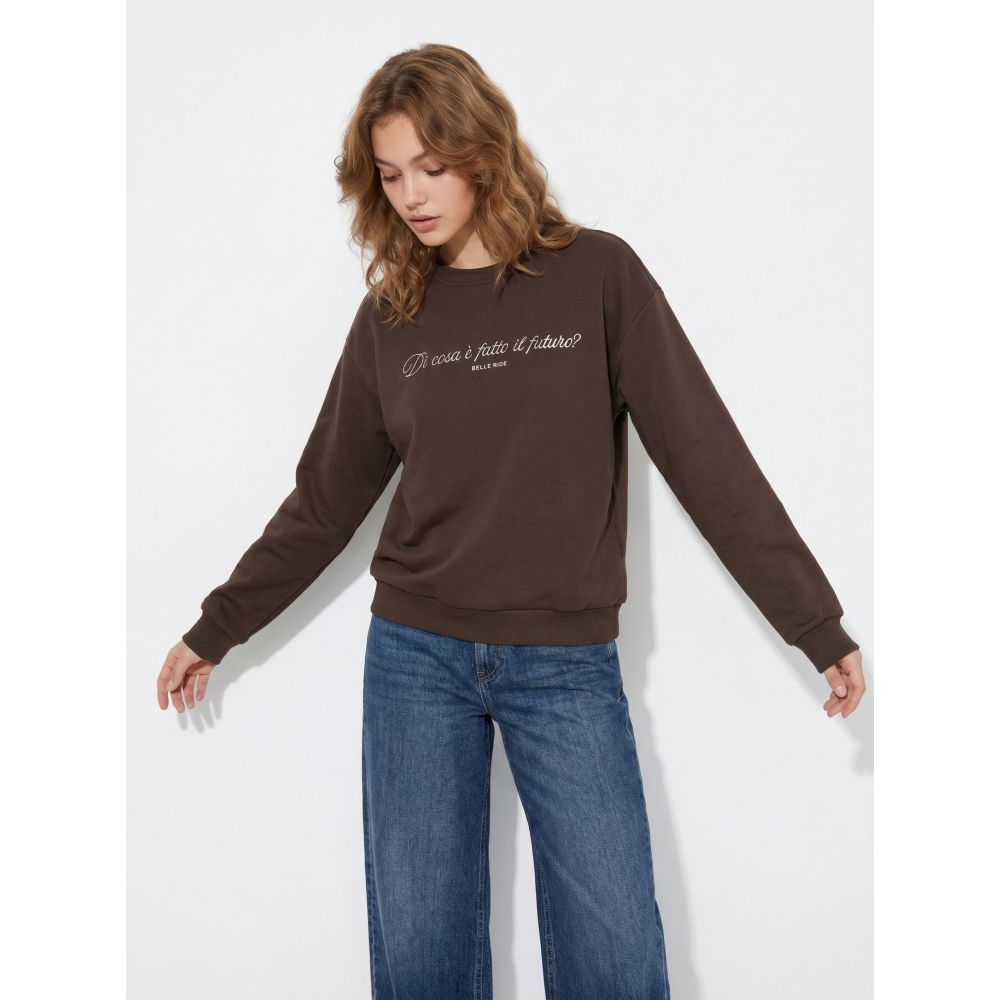 Sudadera Marron Oceanic