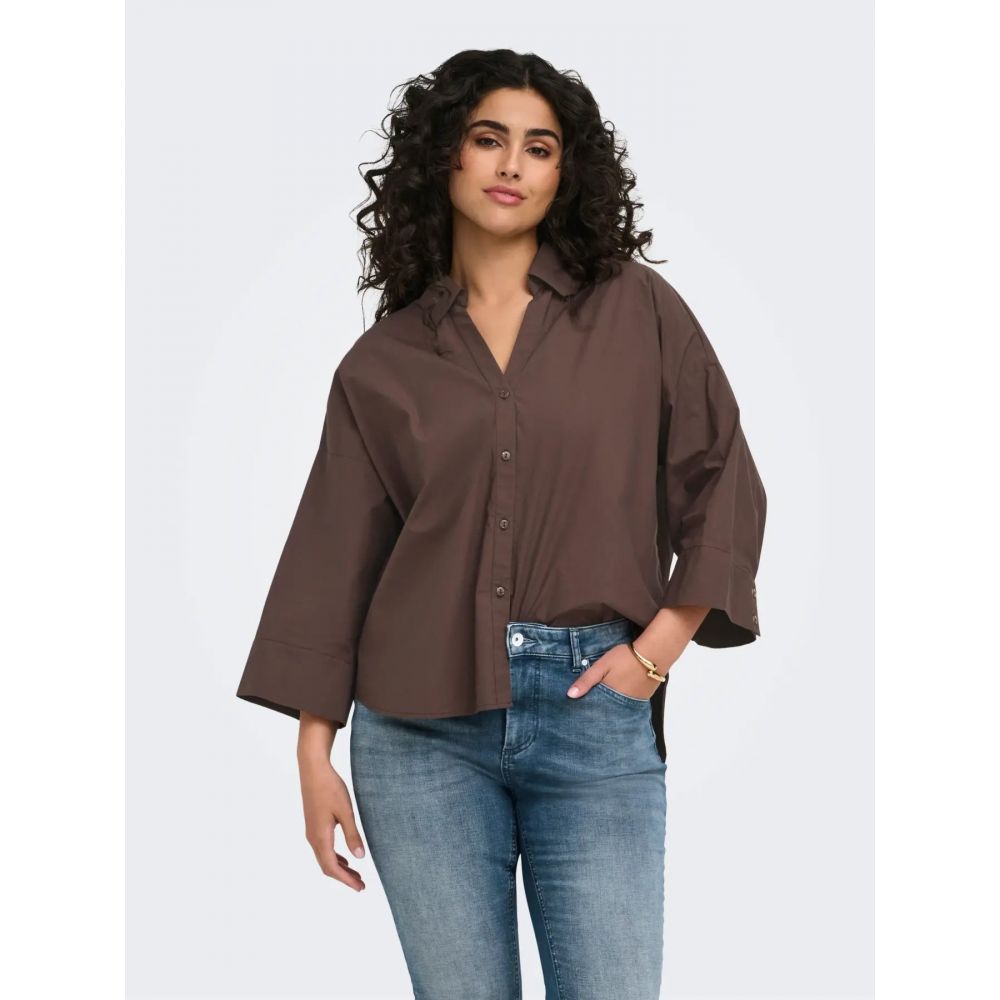 Camisa Marron Saja