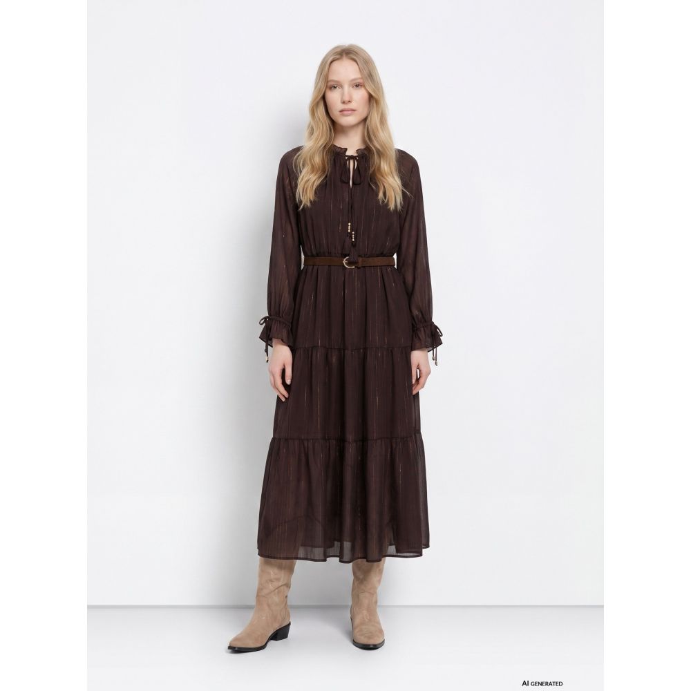 Vestido Marron Calema